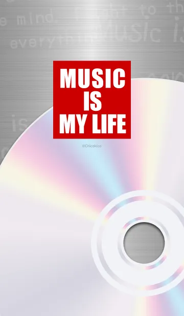 [LINE着せ替え] MUSIC IS MY LIFE - CDの画像1