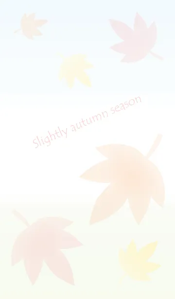 [LINE着せ替え] Slightly autumn seasonの画像1