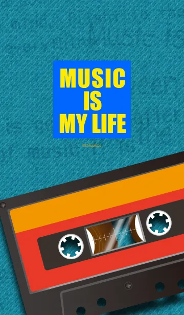 [LINE着せ替え] MUSIC IS MY LIFE - カセットテープの画像1