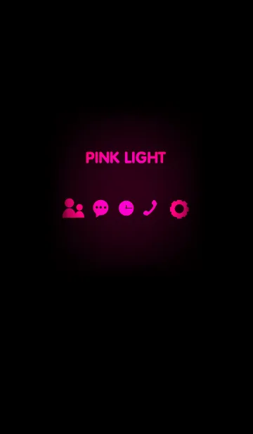 [LINE着せ替え] Pink Lightの画像1