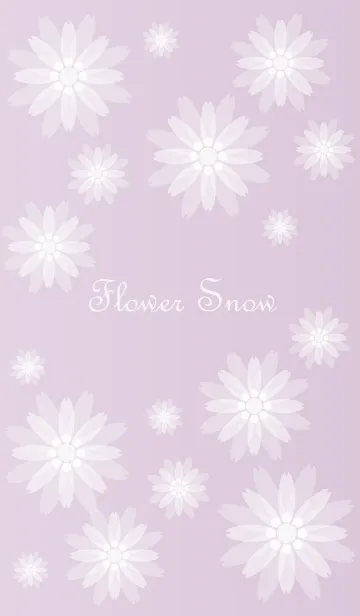[LINE着せ替え] Flower Snowの画像1