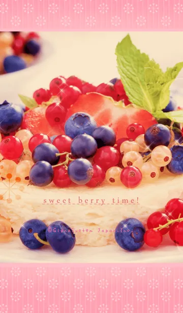 [LINE着せ替え] sweet berry time！の画像1