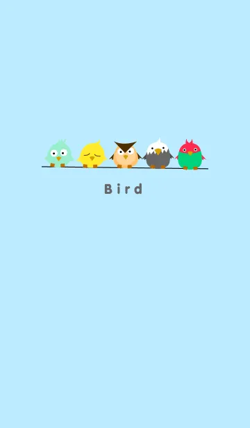 [LINE着せ替え] Bird themeの画像1