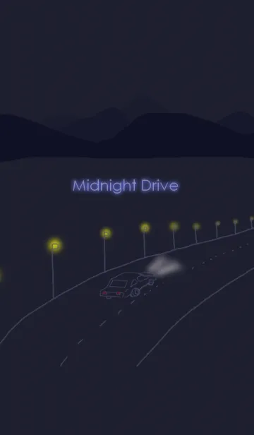 [LINE着せ替え] Midnight Drive ~真夜中のドライブ~の画像1