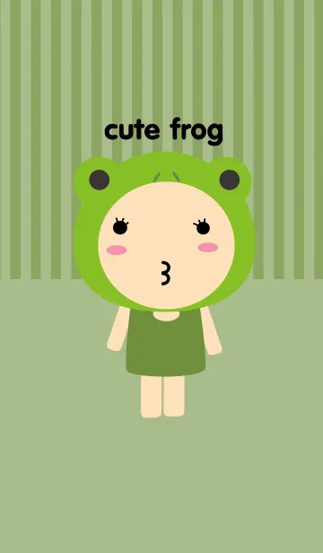 [LINE着せ替え] Cute frogの画像1