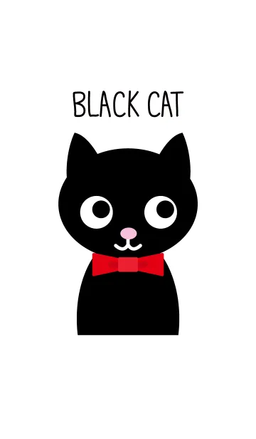 [LINE着せ替え] 黒猫のきせかえの画像1