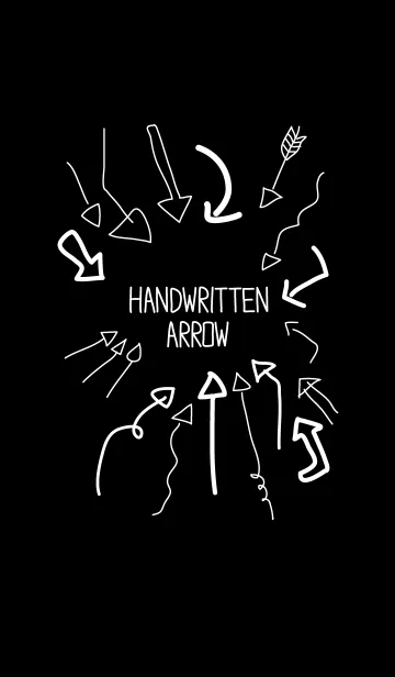 [LINE着せ替え] 手書きの矢印の画像1