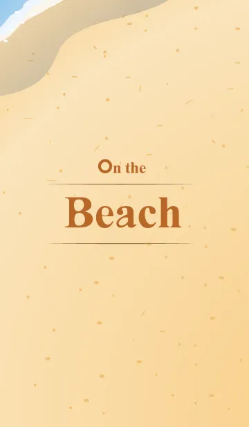 [LINE着せ替え] On the Beach.の画像1