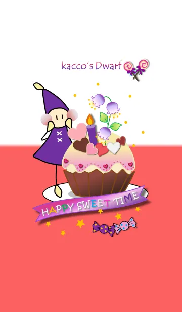[LINE着せ替え] kaccoの小人さん ”sweets"-2の画像1