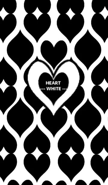 [LINE着せ替え] HEART ---WHITE---の画像1