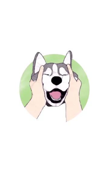 CHARMING HUSKYのLINE着せ替え