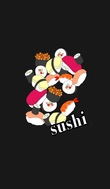 [LINE着せ替え] お寿司大好きの画像1