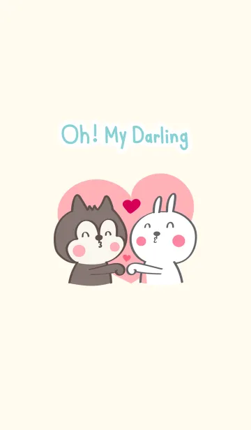 [LINE着せ替え] Oh！ My Darling : I love Youの画像1