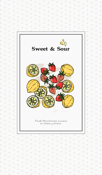 [LINE着せ替え] Sweet ＆ Sourの画像1