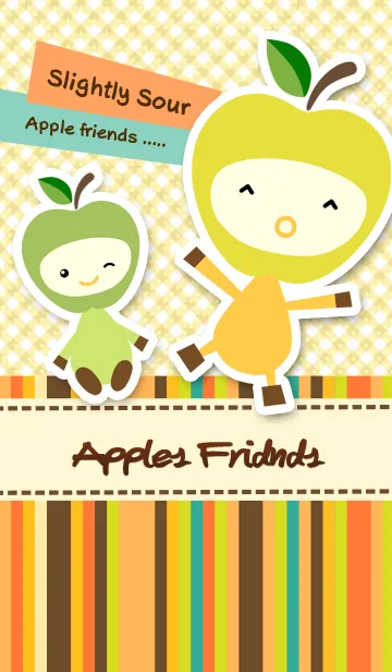 [LINE着せ替え] Slightly Sour Applesの画像1