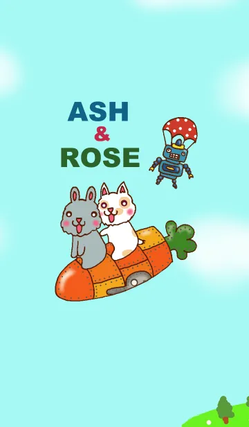 [LINE着せ替え] アッシュとロゼの画像1