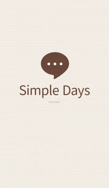 [LINE着せ替え] Simple Daysの画像1