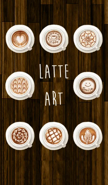 [LINE着せ替え] -Latte art-の画像1