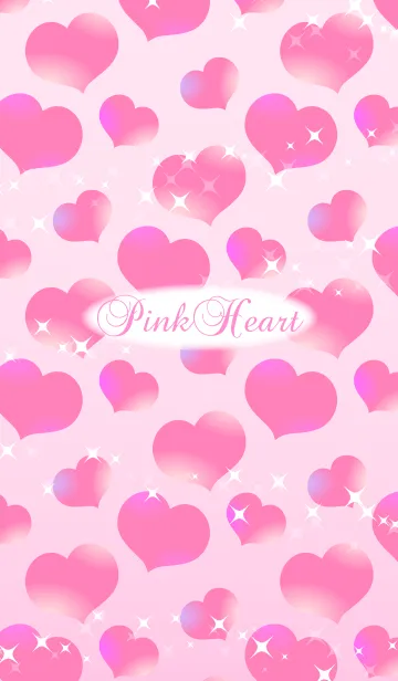 [LINE着せ替え] PINK HEART#02の画像1