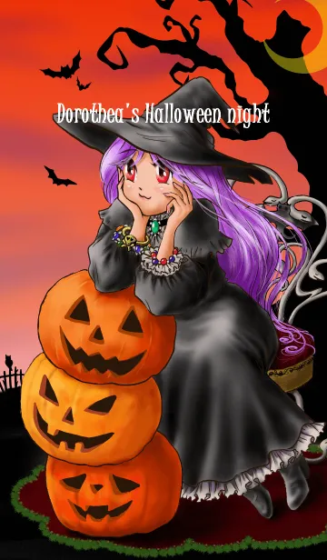 [LINE着せ替え] 魔女ドロテイアの素敵なハロウィンの画像1