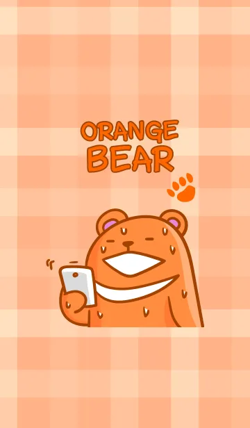 [LINE着せ替え] Orange bearの画像1