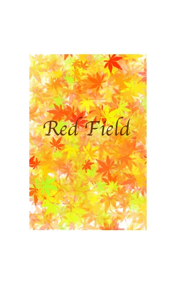 [LINE着せ替え] Red Fieldの画像1
