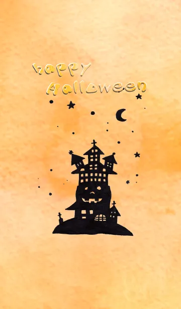 手書き風 ハロウィンのLINE着せ替え