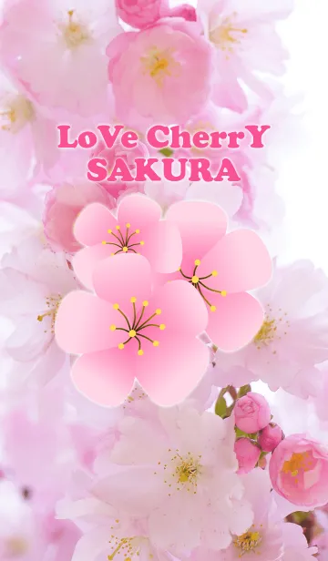 [LINE着せ替え] Love Cherry Sakuraの画像1