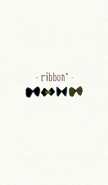 [LINE着せ替え] - ribbon* -の画像1