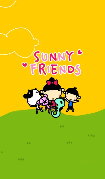 [LINE着せ替え] Sunny Friendの画像1