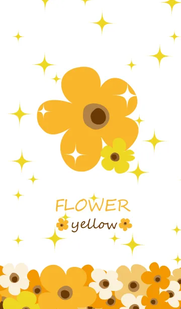 [LINE着せ替え] Powerful Yellow Flowersの画像1
