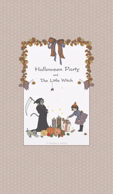 [LINE着せ替え] Halloween Party and The Little Witchの画像1