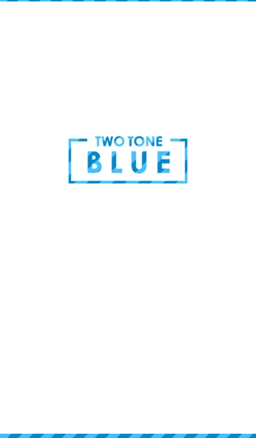 [LINE着せ替え] 2 Tone Blueの画像1
