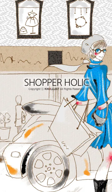 [LINE着せ替え] Shopper holicの画像1