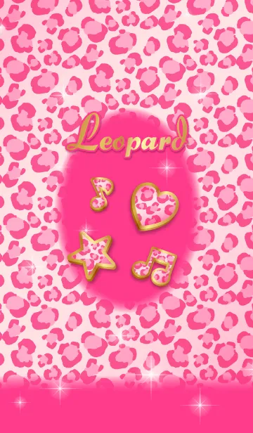 [LINE着せ替え] Leopard-pink-の画像1