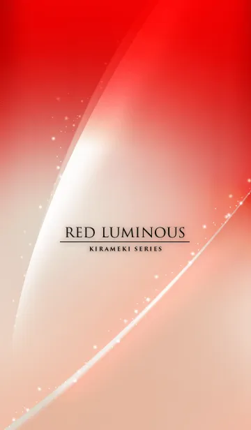 [LINE着せ替え] RED LUMINOUS -KIRAMEKI SERIES-の画像1