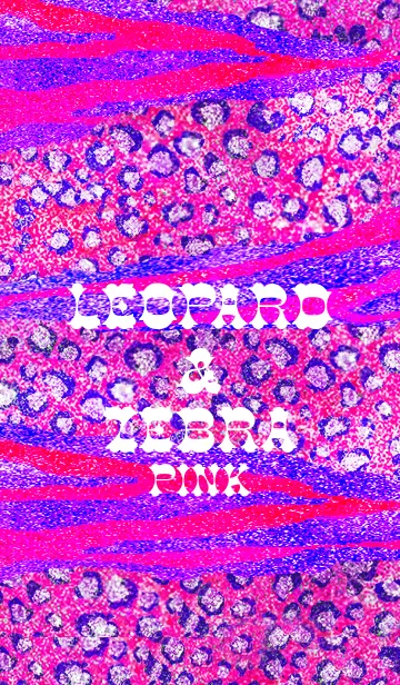 [LINE着せ替え] LEOPARD ＆ ZEBRA PINKの画像1