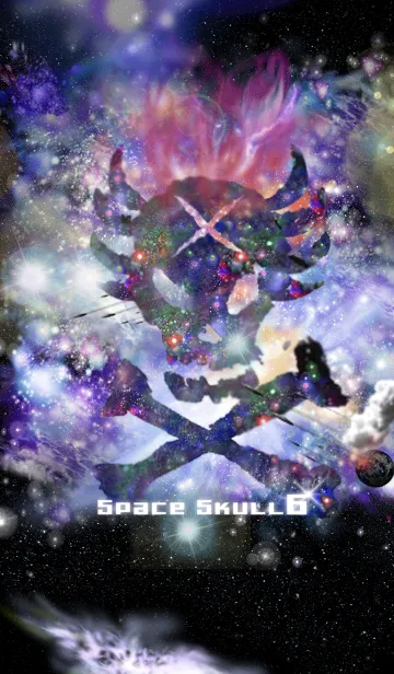 [LINE着せ替え] Space Skull6の画像1