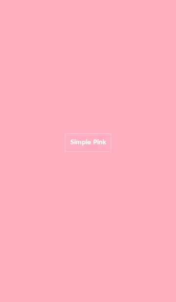 [LINE着せ替え] Simple Pink.の画像1