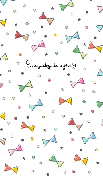 [LINE着せ替え] 毎日がパーティー-りぼん-の画像1