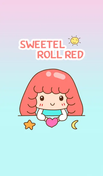 [LINE着せ替え] Sweetel - Roll Red - Themeの画像1