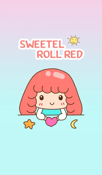 Sweetel - Roll Red - ThemeのLINE着せ替え