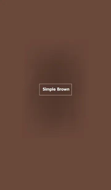 [LINE着せ替え] simple Brownの画像1