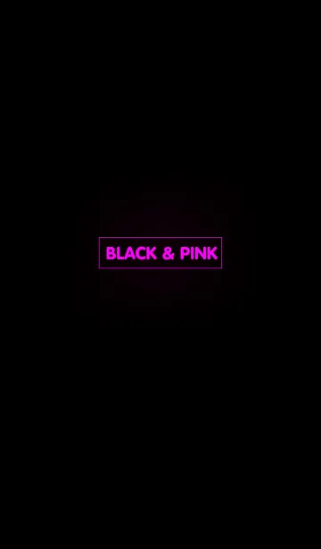 [LINE着せ替え] Black ＆ Pinkの画像1