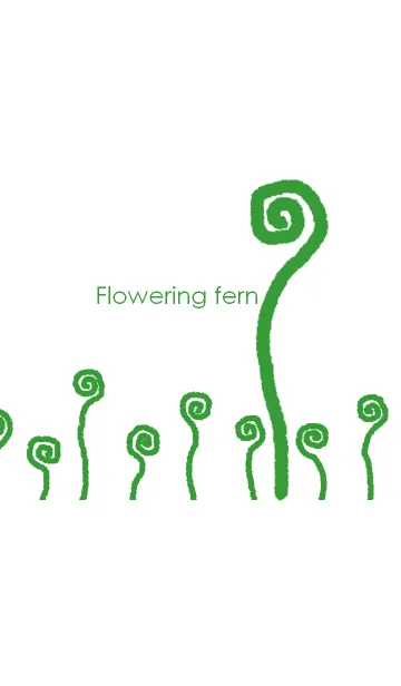 Flowering fern ~ゼンマイ~の着せ替えメイン画像