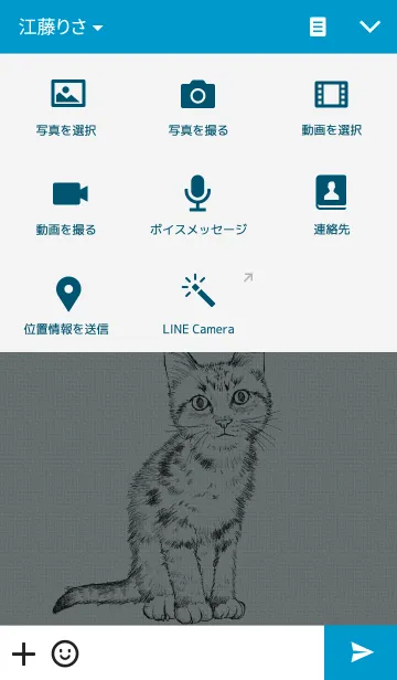 [LINE着せ替え] 癒しの猫の画像4