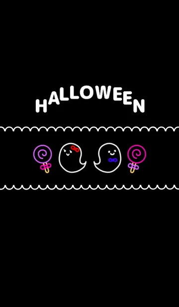 [LINE着せ替え] はろうぃんおばけの画像1