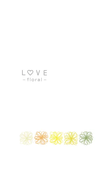 [LINE着せ替え] 花LOVE14-水彩画-の画像1