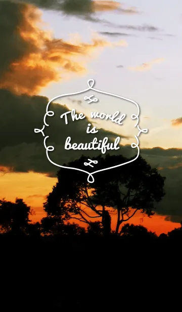 [LINE着せ替え] 世界は美しい-夕日-の画像1
