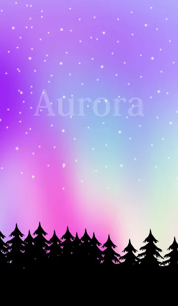 [LINE着せ替え] 美しい空＿Aurora＃3の画像1